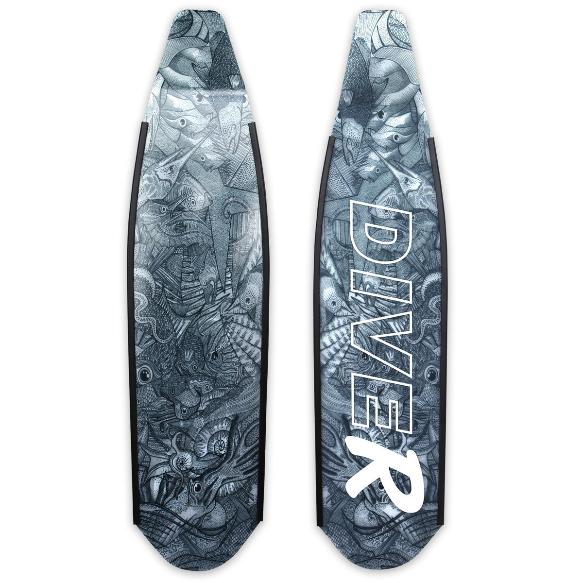 DiveR Fins  Composite Freediving Blades